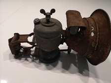 sehr seltene alte  Helm  Lampe