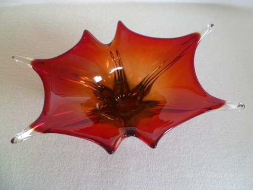 Muranoglas schale zipfelschale - muranoglas,