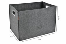 Filzkorb für Kaminholz Auto