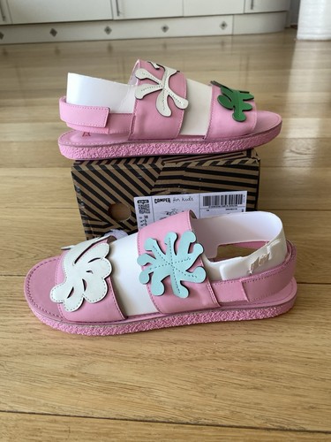 Camper twins rosa leder - rosa,