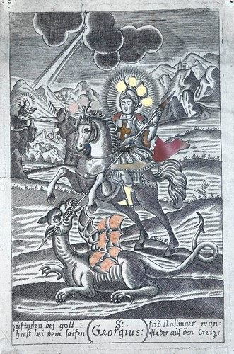 C1780 heiliger georg mit - heiliger,