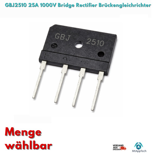 Gbj2510 25a 1000v bridge - gbj2510,