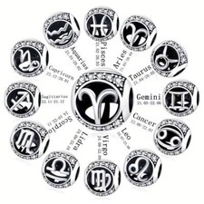 Echt 925 Sternzeichen Perlen