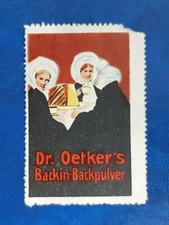 DR. OETKER'S BACKIN-BACKPULVER Reklamemarke Werbemarke (13977)