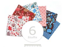 Stoffpaket 6 Stoffe Morrison Park, Bernatex, Pat Sloan, Blumen, Blüten
