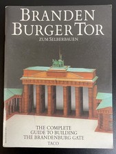 Modellbaubogen - Brandenburger Tor - Taco Verlag 1986
