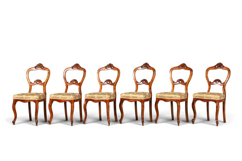 Louis philippe stuhl set - 6x,