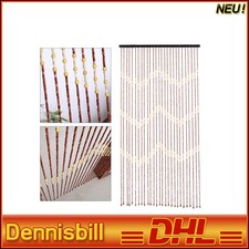 Türvorhang Holz Insektenschutz Holzperlenvorhang Vorhang Deko Raumteiler 27 Line