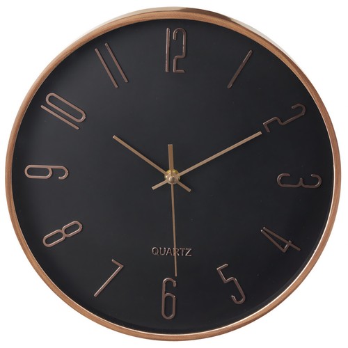 Wanduhr mit holzrahmen - wanduhr,