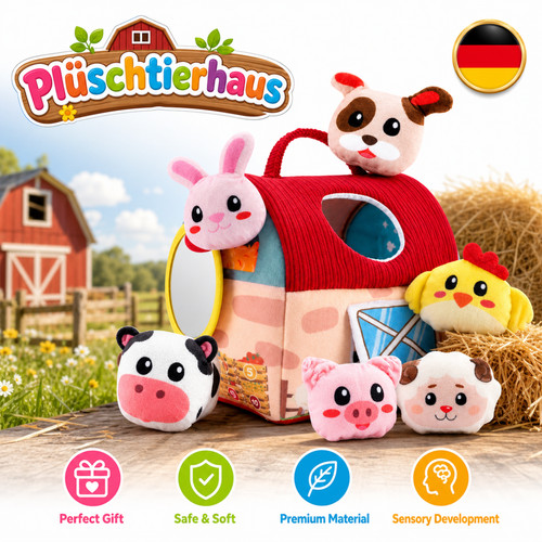 Baby plüsch bauernhof - baby,