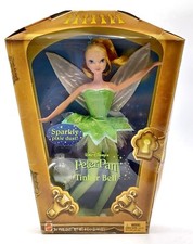 NrfB Walt Disney's Peter Pan Sparkly Pixie Dust Tinkerbell Puppe / Mattel G8709