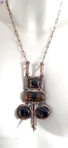 Vintage bronze collier - vintage, °