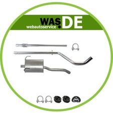 Auspuffanlage für FORD KA 1242 cc, 1.2, 69 PS, ab. 2008-, + Montagesatz