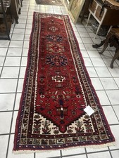 Orient Teppich orientalisch Kilim Kelim  Antik Vintage Handgeknüpft Rot  289x87