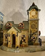 PartyLite Teelichthaus Olde World Village Turmuhr