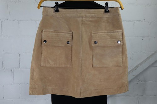 Mango damen lederrock beige - damen,