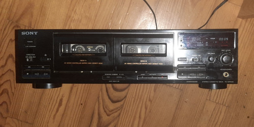 Sony stereo doppel cassette - sony,
