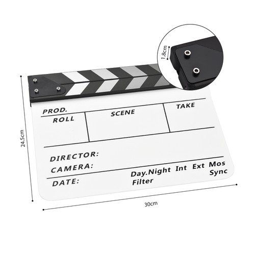 Acryl filmklappe - acryl,
