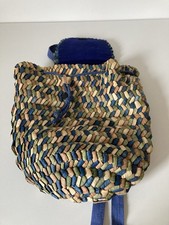Vintage rucksack blau grün - blau,