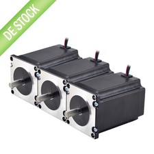 STEPPERONLINE 3pcs Nema 23 Schrittmotor 1.8deg 2.4Nm 4A φ8mm 57x82mm CNC