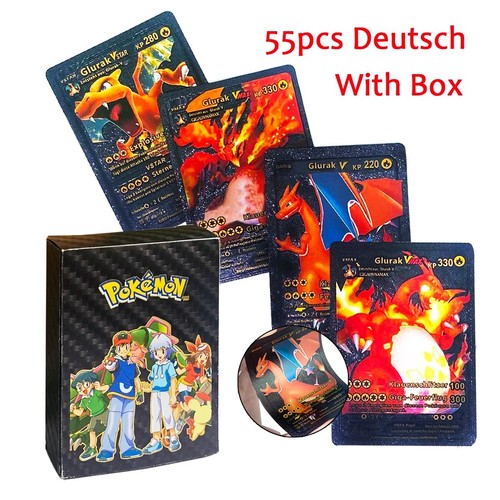 55pcs pokemon karten - pokemon,