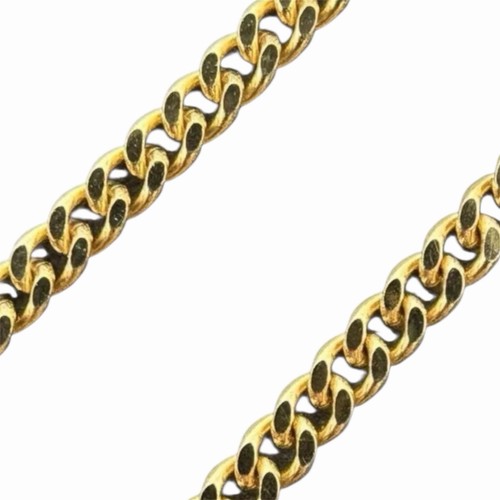 585 gold halskette panzerkette - 585,