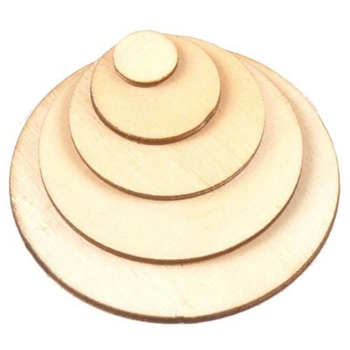 4mm runde holzscheibe rund - runde,