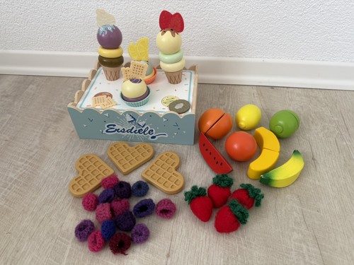 Eisladen dessert set eis - dessert,