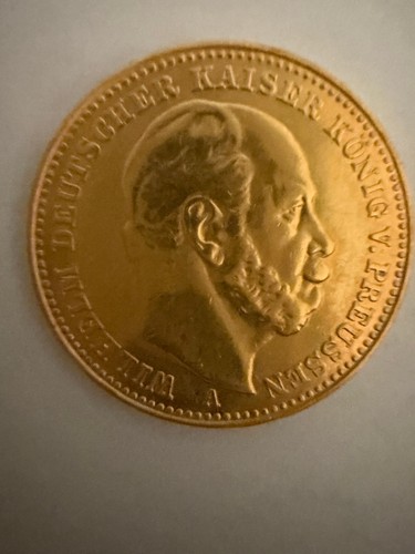 Goldmünze mark wilhelm - mark,