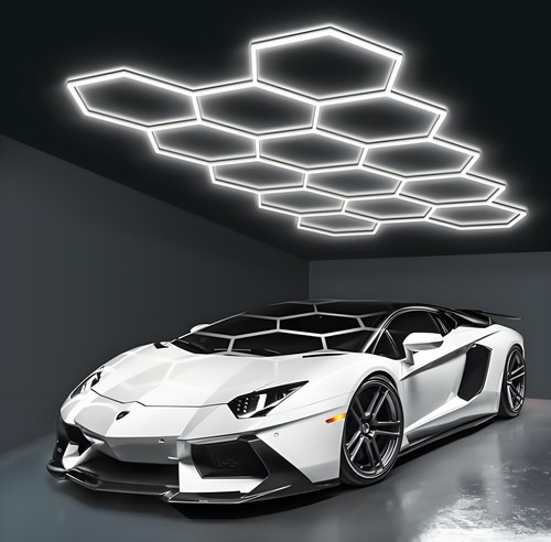 Hexagon led deckenleuchte - hexagon, led-deckenleuchte