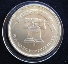 Liberty Bell Silver Round 999