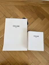 Celine Paris Designer Papiertüten Paper Bag Set 2 Teilig Geschenktasche Tasche 