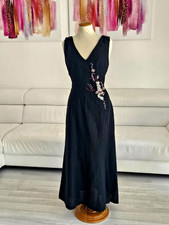 KENZO JUNGLE Maxi Leinen Kleid