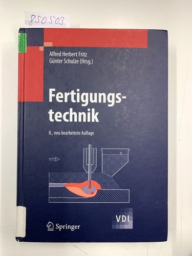Fertigungstechnik - , (vdi-buch)
