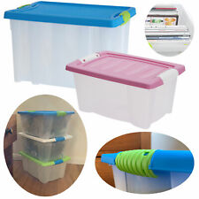 Stapelboxen Kunststoffbox 5-15L Aufbewahrungsbox Allzweckkiste Regal Spielzeug
