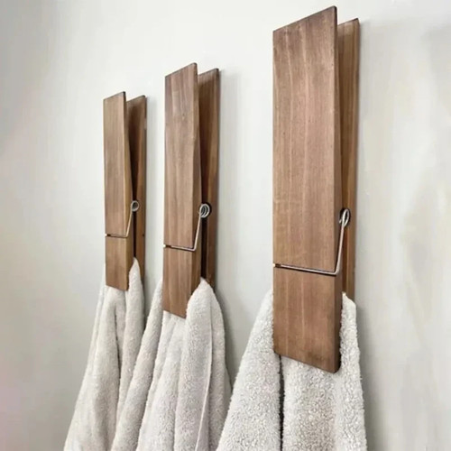Holz handtuchhalter - holz,