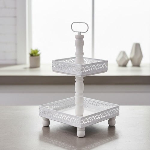 Etagere weiß stöckig - etagere, 2