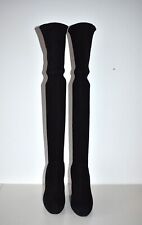 JEAN MICHEL CAZABAT  ? Luxus Overknees Stiefel Schwarz edel Wildleder Gr. 36