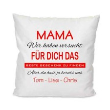 Personalisiertes kissen mama - personalisiertes,