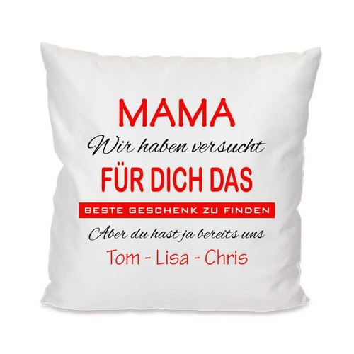 Personalisiertes kissen mama - personalisiertes,