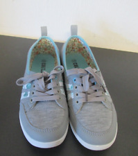 100 H81 Cult Sport Damen Ballerinas Schuhe Gr. 38 grau Stoff  Materialmix