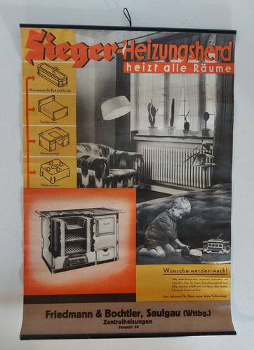 Altes werbeplakat - altes,
