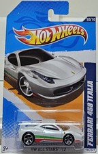 Hot Wheels 2012/130 - HW All Stars 10/10 - Ferrari 458 Italia