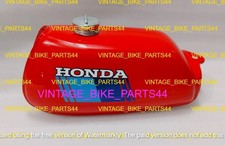 Honda ATC70 Rot lackierter Stahl Kraftstoff Benzin Tank Modell 1978-1985