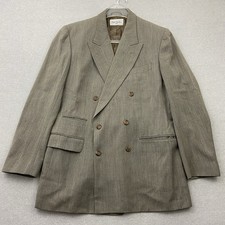 Pierre Cardin Sakko Gr. 50 Schurwolle Lanificio Cerruti Grau Zweireiher Vintage