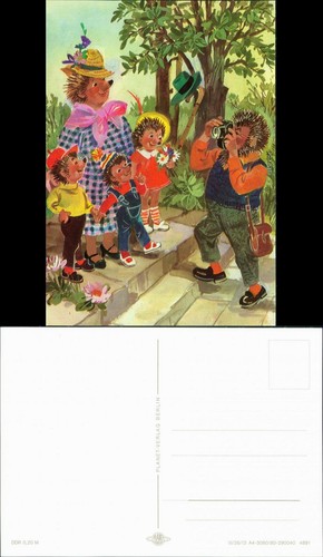 Ansichtskarte ddr mecki - ansichtskarte, ddr-mecki