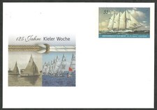 Sonderumschlag USo 136 - 125 Jahre Kieler Woche - 55+25 Cent  postfrisch