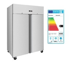 Gastro Tiefkühlschrank Gefrierschrank Edelstahl 1333 L 74x83x201 cm EEK D neu