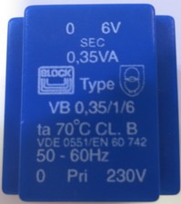 Block Printtransformator 1 x