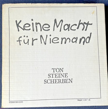 Ton Steine Scherben  "Keine Macht für niemand" 1972 DLP TSS17/L1